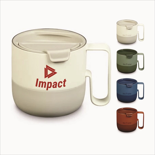 Klean Kanteens 14oz stainless steel Rise mug with Climate Lock vacuum... from ASI 72657 Active Life Promo