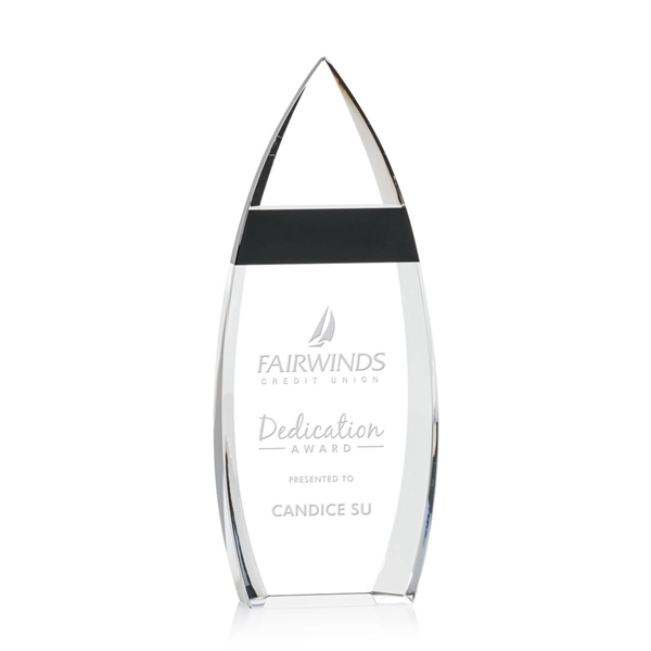 The Brookshire Award is comprised of clear optical crystal inlaid with... from ASI 84592 St Regis Group / St Regis