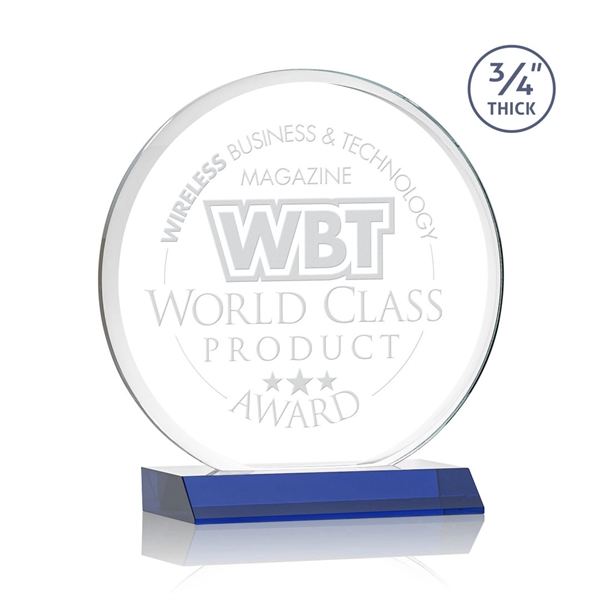 The striking Blackpool Award features a captivating Starfire Crystal disc mounted... from ASI 84592 St Regis Group / St Regis