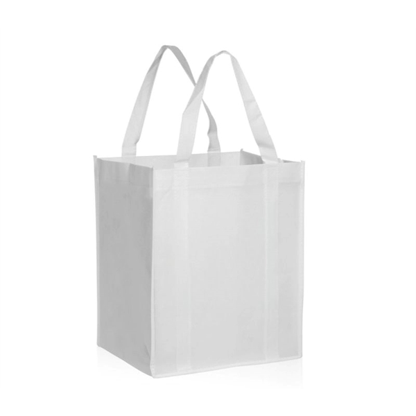 Eco-friendly Shopping Tote Bag plus 1 color silkscreen imprint on 1... from ASI 37218 Athena Promo (tm)