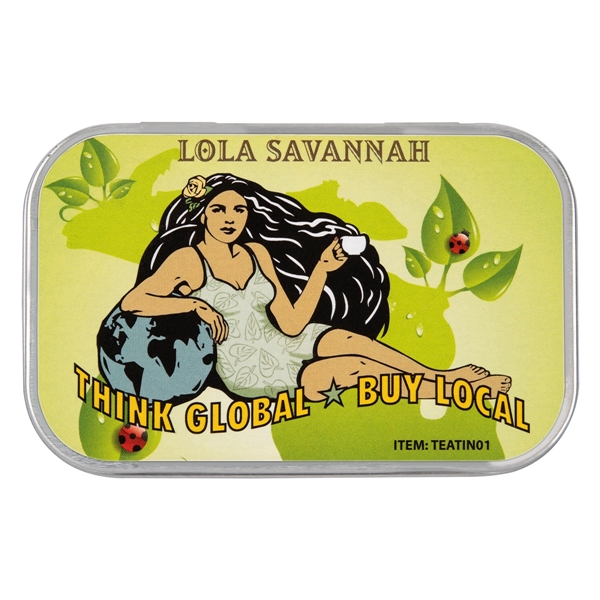 Customizable tea tin with four teas of your choosing.... from ASI 61125 Hit Promotional Products / Hit®