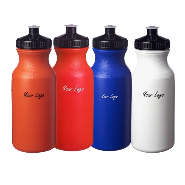 Push cap water bottle with 20 oz. capacity with silkscreen imprint... from ASI 37218 Athena Promo (tm)