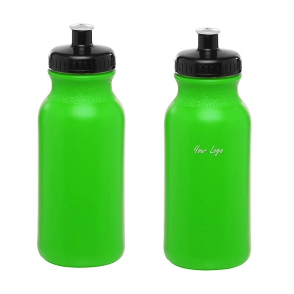 Push cap water bottle with 20 oz. capacity with silkscreen imprint... from ASI 37218 Athena Promo (tm)