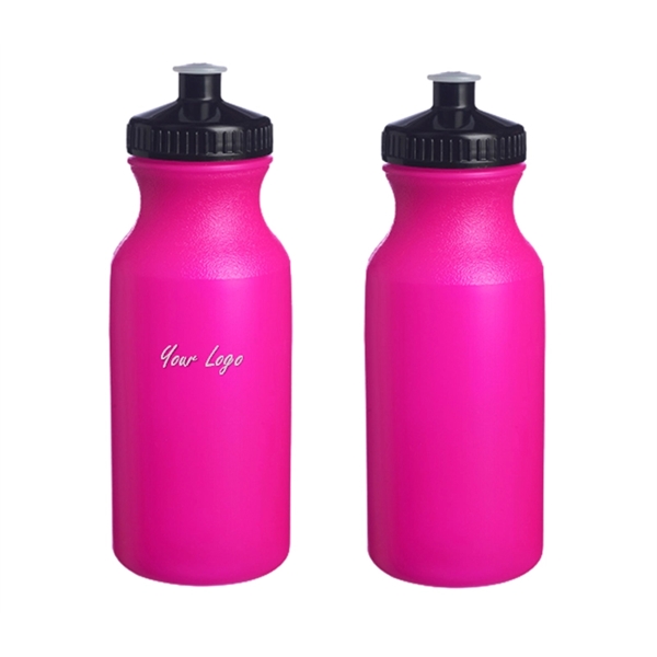 Push cap water bottle with 20 oz. capacity with silkscreen imprint... from ASI 37218 Athena Promo (tm)
