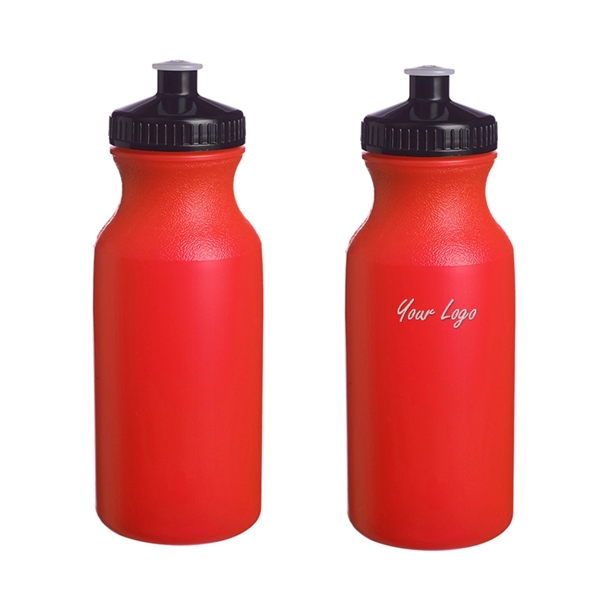 Push cap water bottle with 20 oz. capacity with silkscreen imprint... from ASI 37218 Athena Promo (tm)