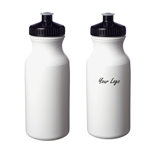 Push cap water bottle with 20 oz. capacity with silkscreen imprint... from ASI 37218 Athena Promo (tm)