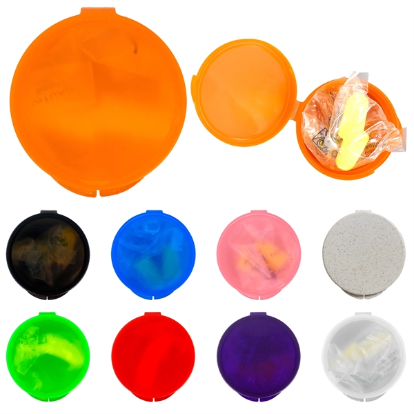 Ear Protection in Round Case... from ASI 30208 A P Specialties / AP Specialties