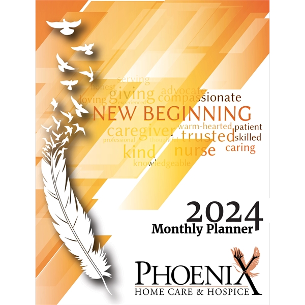 8 1/4" x 10 3/4" 14 month planner, full color cover.... from ASI 50873 Drum-Line / Drum-line Inc