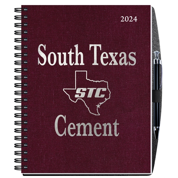 8 1/4" x 10 5/8" 14 month planner with sturdy heavyweight... from ASI 50873 Drum-Line / Drum-line Inc