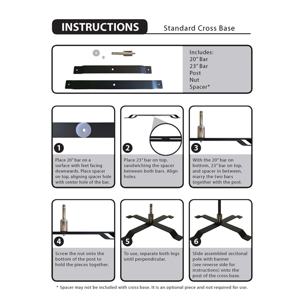Trade show booth package with teardrop banner, 6' throw table cover,... from ASI 80228 Quinn