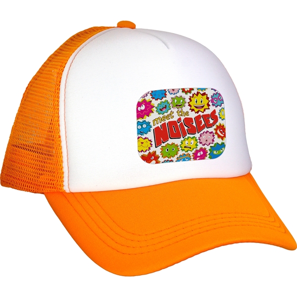 Foam Rectangle Emblem Trucker Hat... from ASI 30208 A P Specialties / AP Specialties