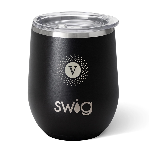 Insulated stainless steel Swig Life*TM) stemless tumbler with sliding lid and... from ASI 61125 Hit Promotional Products / Hit®