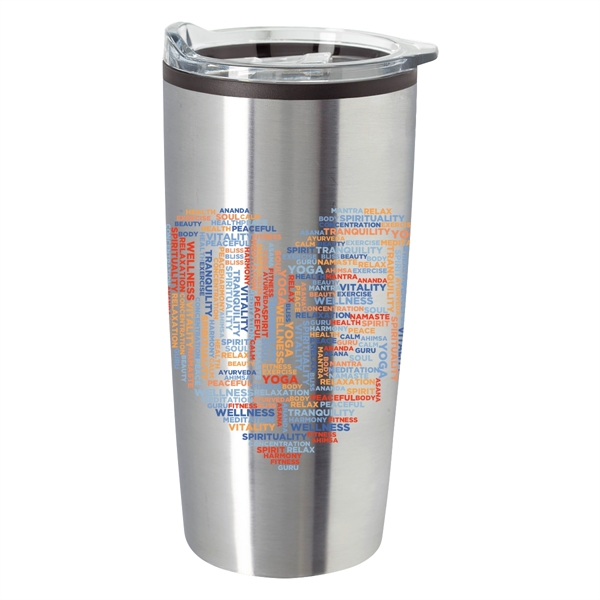 20-ounce double-wall insulated stainless steel tumbler with sliding lid.... from ASI 61125 Hit Promotional Products / Hit®