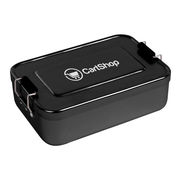 Aluminum Bento Box with dual clip closure.... from ASI 61125 Hit Promotional Products / Hit®
