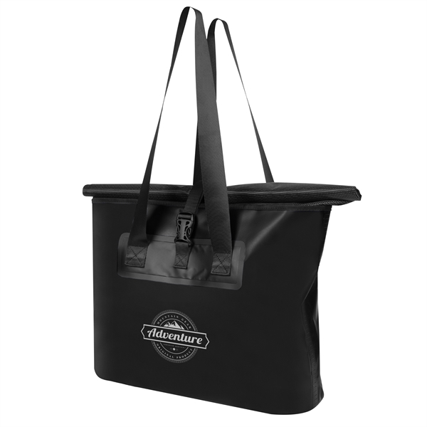 Water-resistant dry tote bag with roll top closure and clip.... from ASI 61125 Hit Promotional Products / Hit®