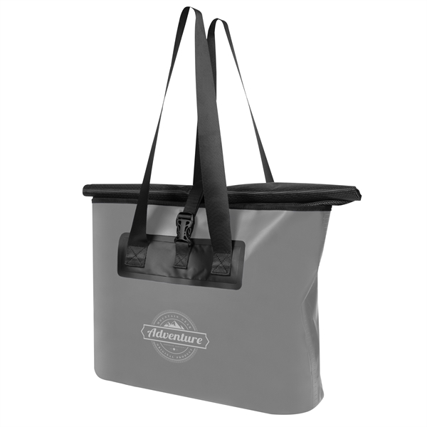 Water-resistant dry tote bag with roll top closure and clip.... from ASI 61125 Hit Promotional Products / Hit®