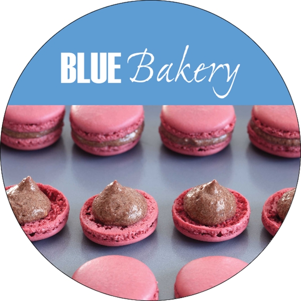 12" circle shaped truck door decal with pressure-sensitive adhesive.... from ASI 89910 Stouse, LLC