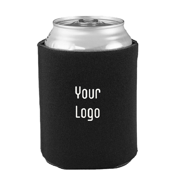 Collapsible foam can cooler with 1c1p silkscreen imprint... from ASI 37218 Athena Promo (tm)