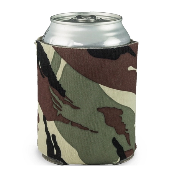 Collapsible foam can cooler with 1c1p silkscreen imprint... from ASI 37218 Athena Promo (tm)