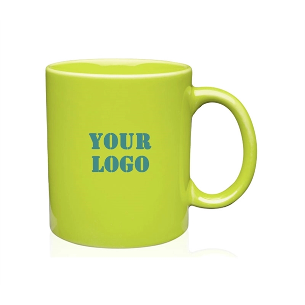 11 oz. Colored ceramic mug plus free 1 color silkscreen imprint... from ASI 37218 Athena Promo (tm)