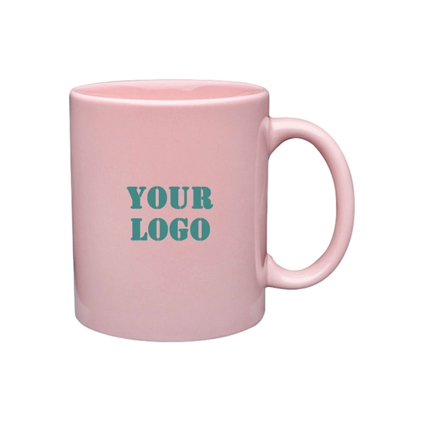 11 oz. Colored ceramic mug plus free 1 color silkscreen imprint... from ASI 37218 Athena Promo (tm)