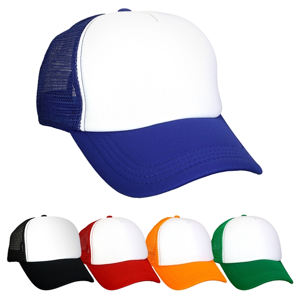 Foam Hexagon Emblem Trucker Hat... from ASI 30208 A P Specialties / AP Specialties