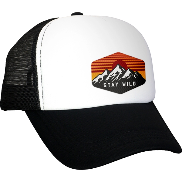 Foam Hexagon Emblem Trucker Hat... from ASI 30208 A P Specialties / AP Specialties