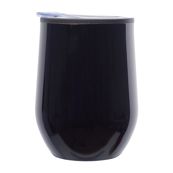 Double-walled stainless-steel tumbler, 12 oz. plus 1c1p silkscreen imprint... from ASI 37218 Athena Promo (tm)