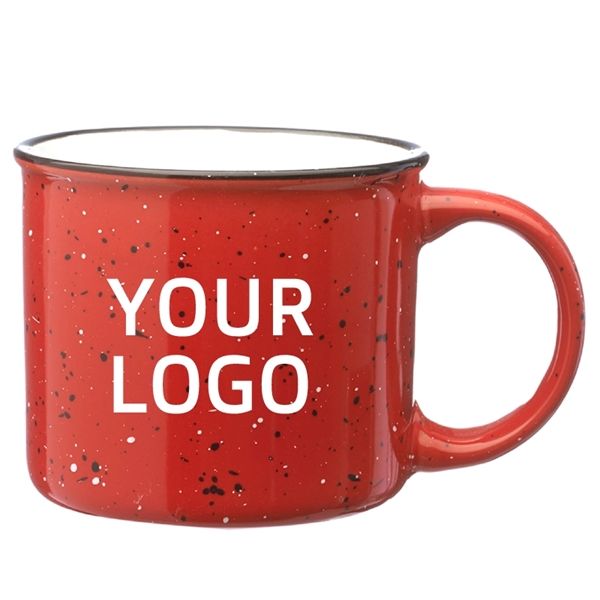 Campfire ceramic mug with 13 oz. capacity with silkscreen imprint... from ASI 37218 Athena Promo (tm)