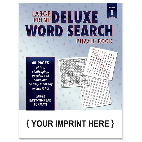Large print Deluxe Word Search Puzzle Book Vol 1... from ASI 45815 Coloring Book Solutions / Coloring Book Solutions™ LivRite
