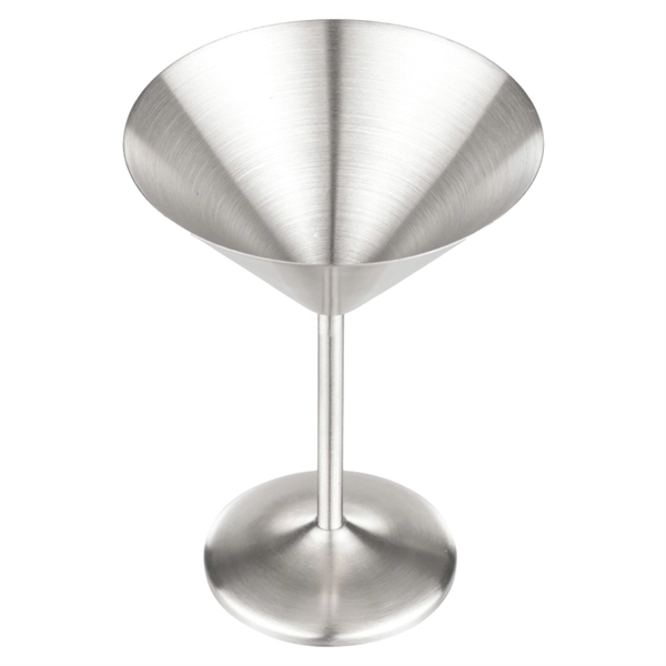 10 oz. stemmed martini glass made of stainless steel.... from ASI 57655 STOPNGO Line