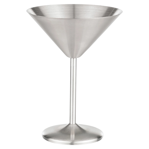 10 oz. stemmed martini glass made of stainless steel.... from ASI 57655 STOPNGO Line