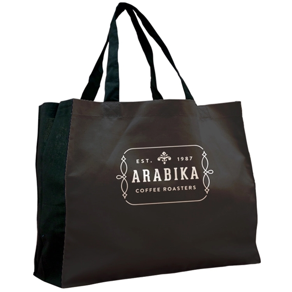 Wide Vibrant Color Cotton Tote, Sublimation (Front & Back), Minimum Quantity:... from ASI 67557 LimeLight Ent / Limelight USA