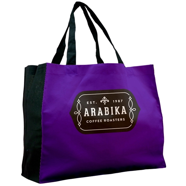 Wide Vibrant Color Cotton Tote, Sublimation (Front & Back), Minimum Quantity:... from ASI 67557 LimeLight Ent / Limelight USA