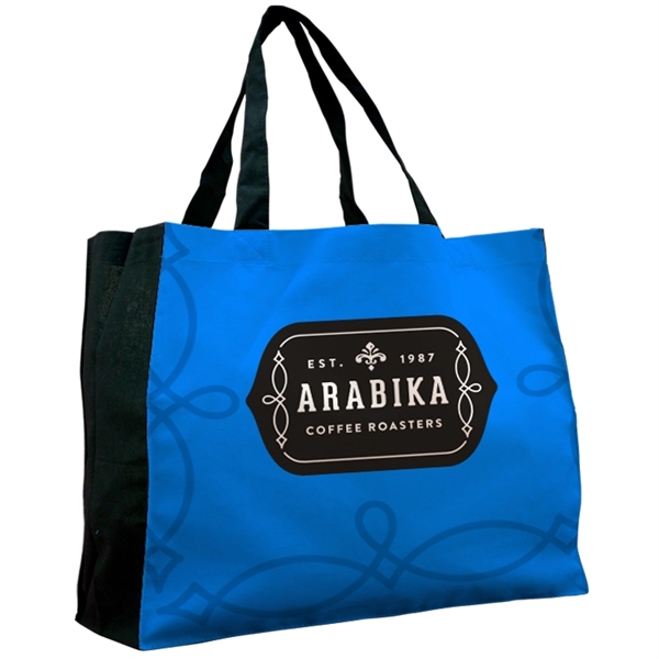 Wide Vibrant Color Cotton Tote, Sublimation (Front & Back), Minimum Quantity:... from ASI 67557 LimeLight Ent / Limelight USA