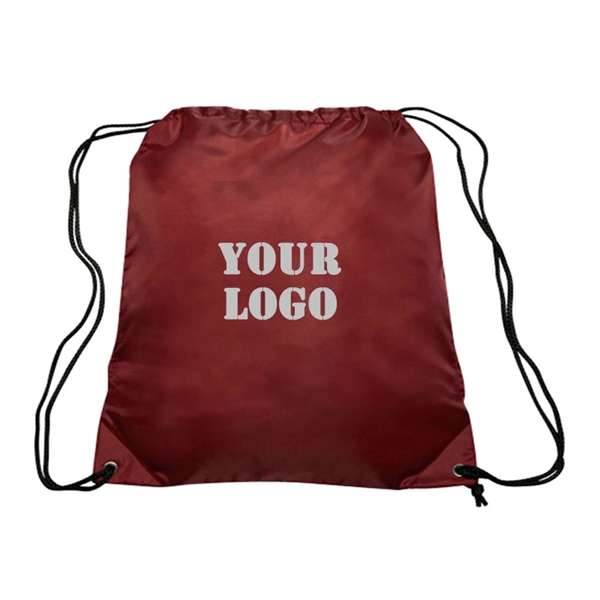 Polyester drawstring bag plus free 1 color silkscreen imprint on 1... from ASI 37218 Athena Promo (tm)