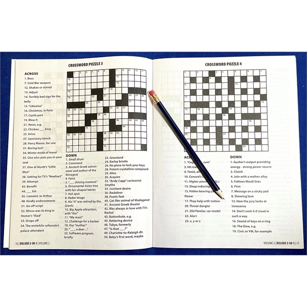 Puzzle pack, large print deluxe 3-in-1 puzzle book volume 2.... from ASI 45815 Coloring Book Solutions / Coloring Book Solutions™ LivRite