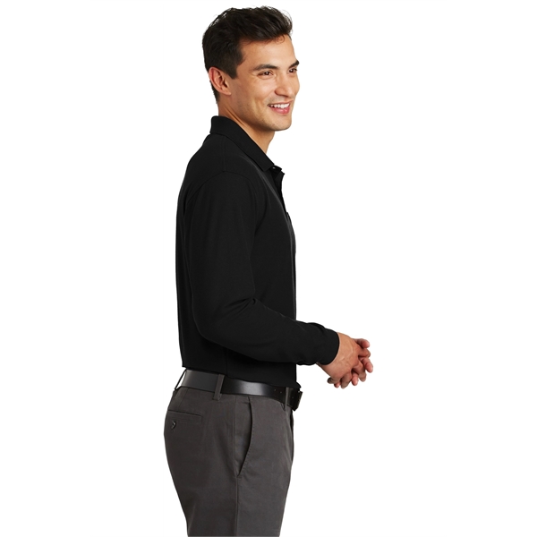 Port Authority Long Sleeve Silk Touch Polo with Pocket.... from ASI 84863 SanMar