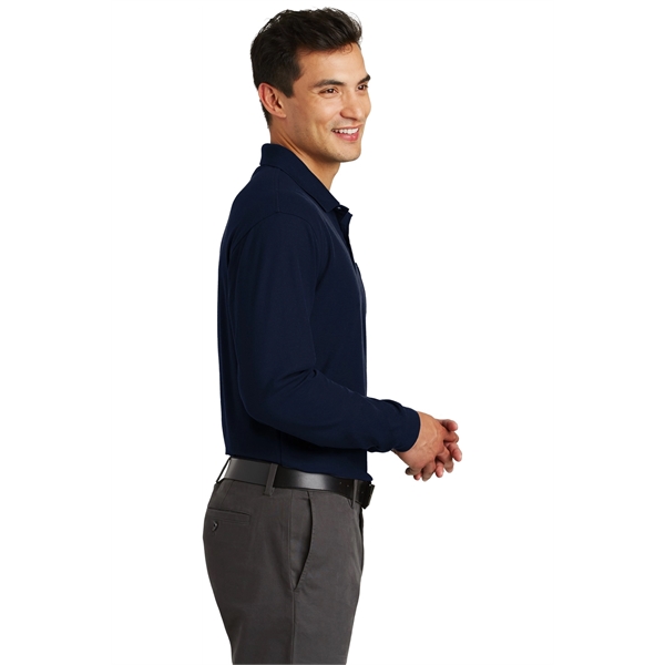 Port Authority Long Sleeve Silk Touch Polo with Pocket.... from ASI 84863 SanMar