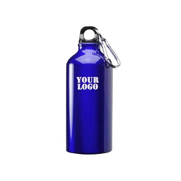 20 oz. Aluminum water bottle with carabiner plus free 1 color... from ASI 37218 Athena Promo (tm)