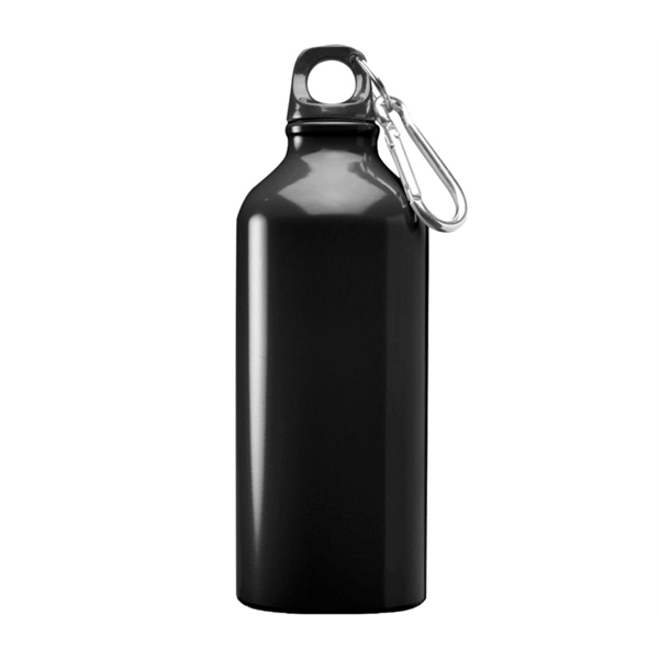 20 oz. Aluminum water bottle with carabiner plus free 1 color... from ASI 37218 Athena Promo (tm)