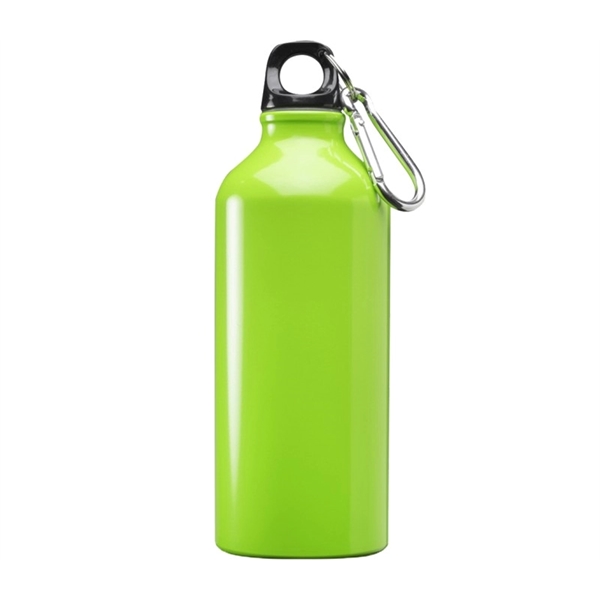 20 oz. Aluminum water bottle with carabiner plus free 1 color... from ASI 37218 Athena Promo (tm)