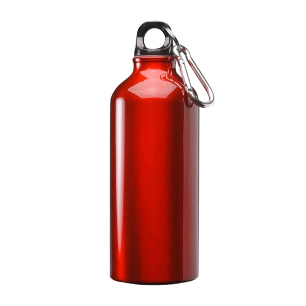 20 oz. Aluminum water bottle with carabiner plus free 1 color... from ASI 37218 Athena Promo (tm)