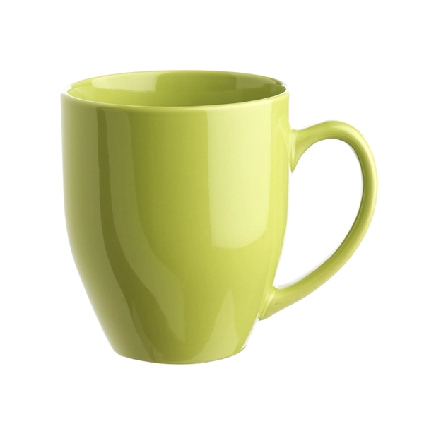 Glossy bistro mug with 16 oz. capacity with silkscreen imprint... from ASI 37218 Athena Promo (tm)