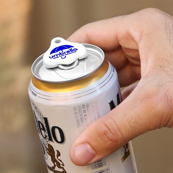 A handy gadget that clips to the tab of your can... from ASI 61966 HPG / Best Promotions USA