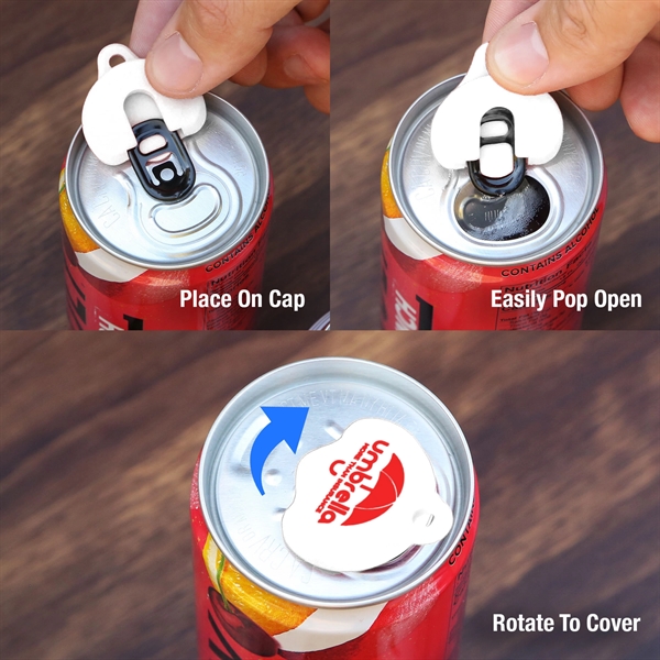 A handy gadget that clips to the tab of your can... from ASI 61966 HPG / Best Promotions USA