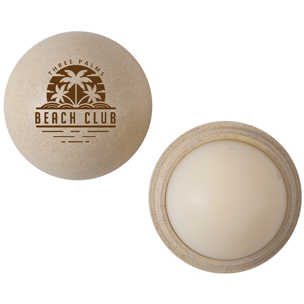 Wheat straw lip moisturizer ball with all-natural lip moisturizer made of... from ASI 61966 HPG / Mixie