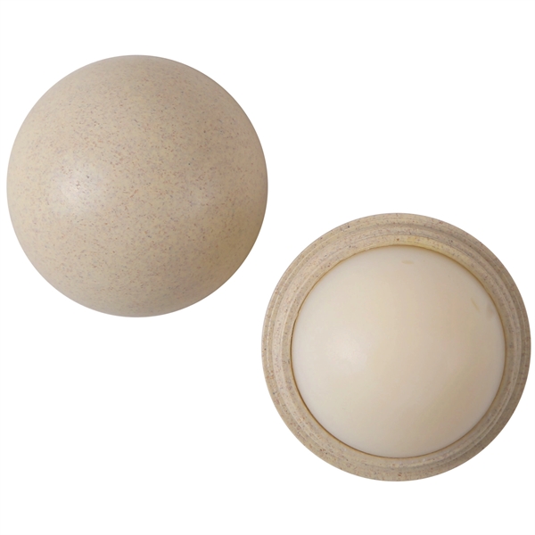 Wheat straw lip moisturizer ball with all-natural lip moisturizer made of... from ASI 61966 HPG / Mixie