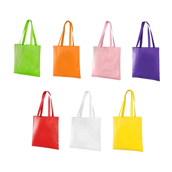 80 GSM reusable tote bag with reinforced straps plus free 1... from ASI 37218 Athena Promo (tm)