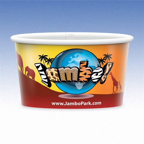 8 oz-Recycled Cold Paper Cups- Paper Container with Hi-Definition Full Color... from ASI 49716 Digispec & CounterPoint